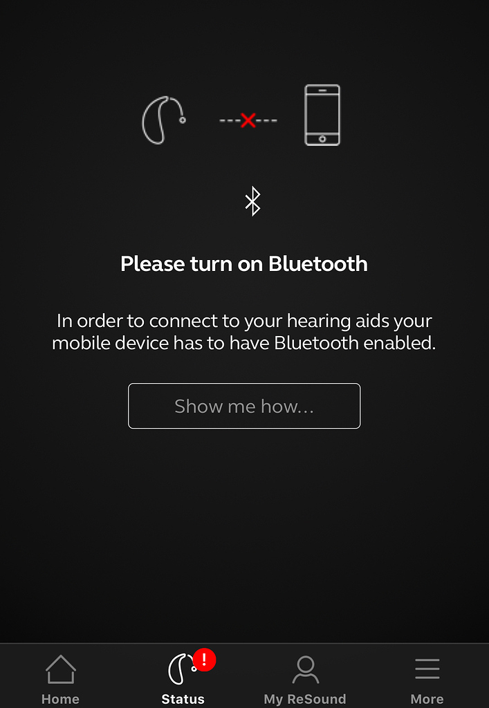 is the iphone resound app bluetooth