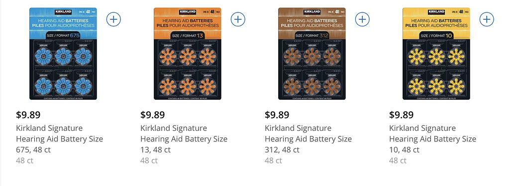 How much do hearing aid batteries cost at Costco ...