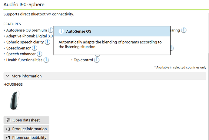 AutoSense Flyout No Version Listed