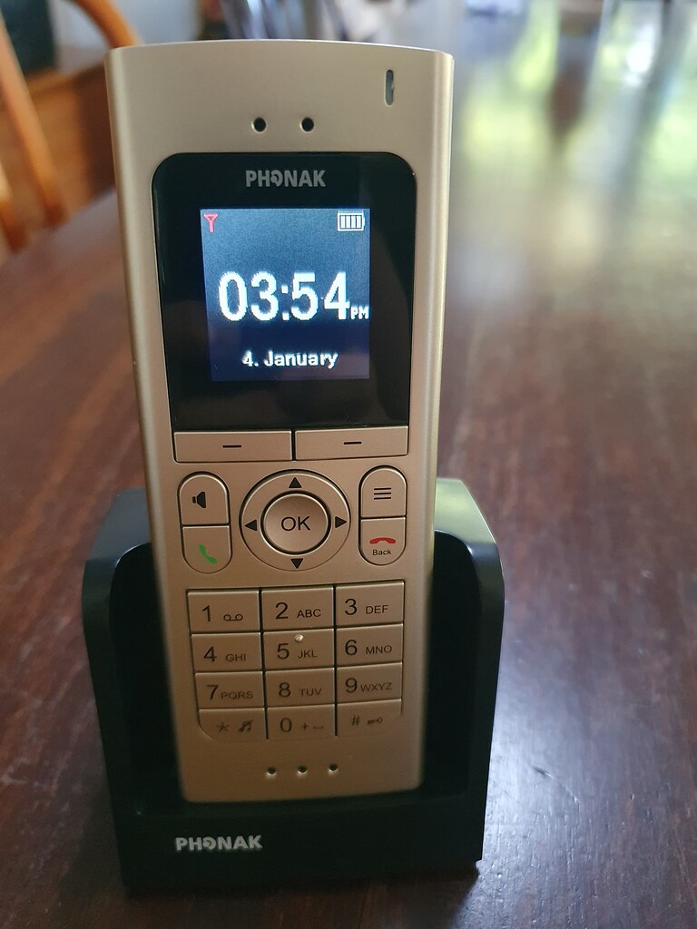 FREE Phonak DECT CP1 Cordless Phone compatible with hearing aids