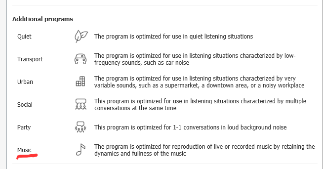 widex music program 1