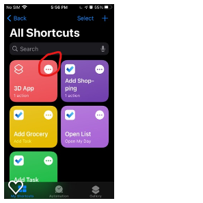 Making Sure Shortcut on Apple Watch Screenshot